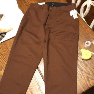 Obey Straggler brown pants size 33